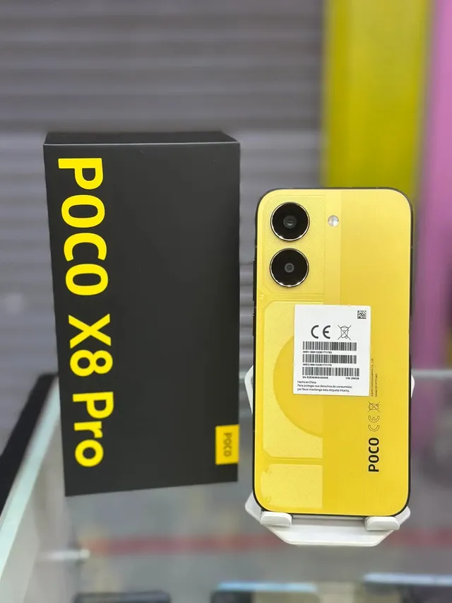 Poco X8 Pro amarelo