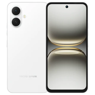 Tecno Spark Go 2 4G Branco: frente e traseira